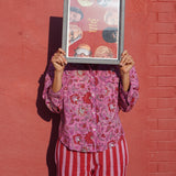 Lightweight Pants Set in Compassion Fruit