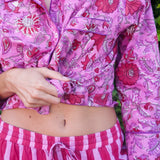 Lightweight Pants Set in Compassion Fruit