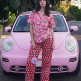 Lightweight Pants Set in Twin Hearts