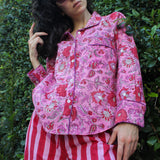 Lightweight Pants Set in Compassion Fruit