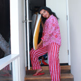 Lightweight Pants Set in Compassion Fruit